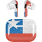 Chile Flag Distressed AirPods Skins