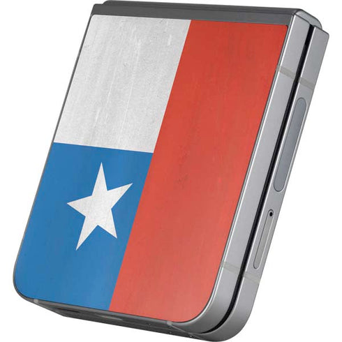 Chile Flag Distressed Galaxy Z Flip6 Skin