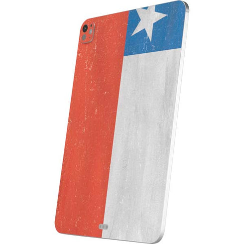 Chile Flag Distressed iPad Pro 13in M4 (2024) Skin