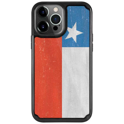 Chile Flag Distressed iPhone Cases