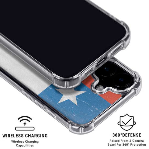Chile Flag Distressed iPhone 16 MagSafe Case