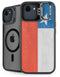 Chile Flag Distressed iPhone 16e Kickstand Case