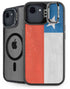 Chile Flag Distressed iPhone 16e Kickstand Case