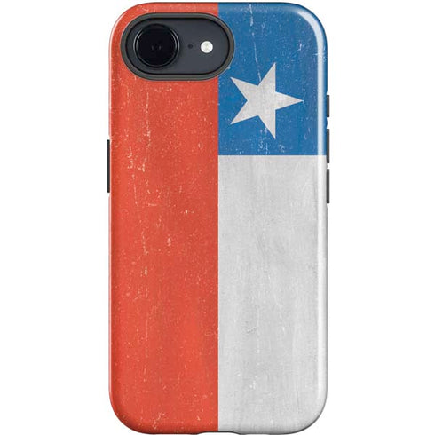 Chile Flag Distressed iPhone 16e Impact Case