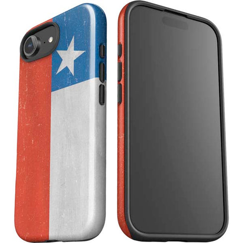 Chile Flag Distressed iPhone 16e Impact Case