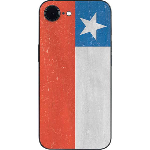 Chile Flag Distressed iPhone 16e Skin