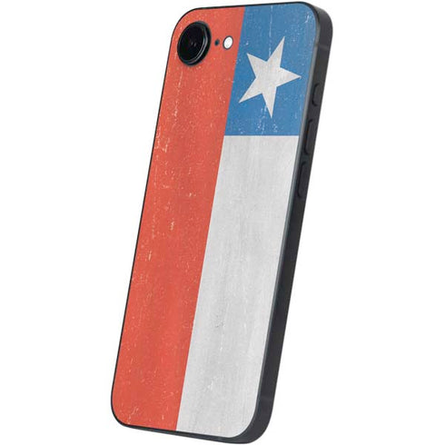 Chile Flag Distressed iPhone 16e Skin