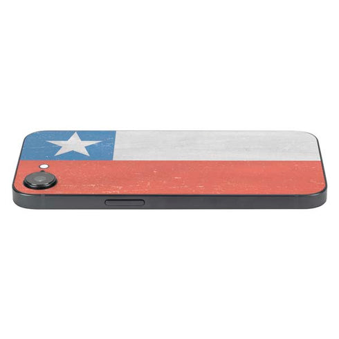 Chile Flag Distressed iPhone 16e Skin