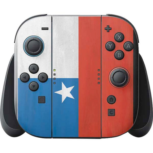 Chile Flag Distressed Nintendo Switch 2 (2025) with Joy-Con Skin