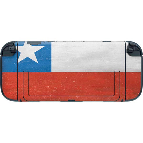 Chile Flag Distressed Nintendo Switch 2 (2025) with Joy-Con Skin