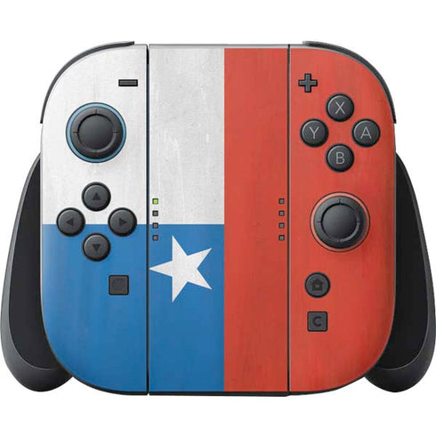 Chile Flag Distressed Nintendo Switch 2 (2025) Joy-Con Controller Skin