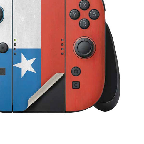 Chile Flag Distressed Nintendo Switch 2 (2025) Joy-Con Controller Skin
