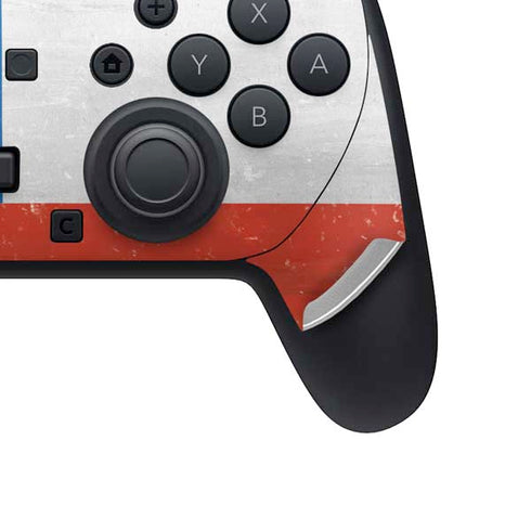 Chile Flag Distressed Nintendo Switch 2 (2025) Pro Controller Skin