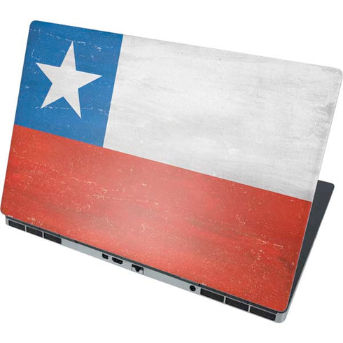Chile Flag Distressed Dell Precision Skin
