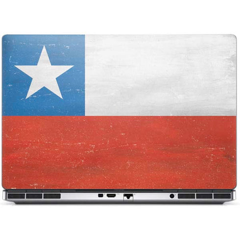 Chile Flag Distressed Dell Precision Skin