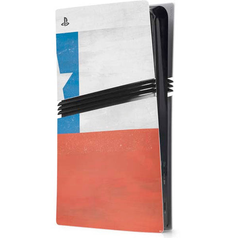Chile Flag Distressed PlayStation PS5 Skins