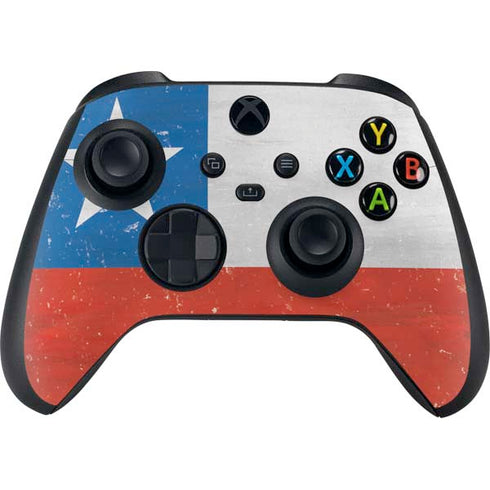 Chile Flag Distressed XBox Series X Digital Edition Bundle Skin