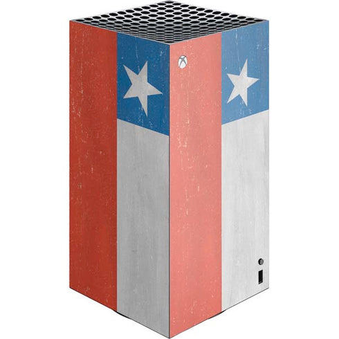 Chile Flag Distressed Xbox Series X Skins