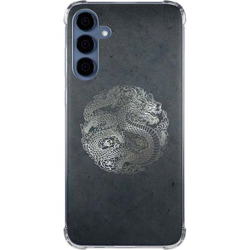 Chinese Black Dragon Galaxy A55 5G Clear Case