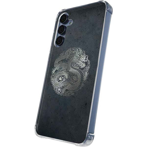 Chinese Black Dragon Galaxy A55 5G Clear Case