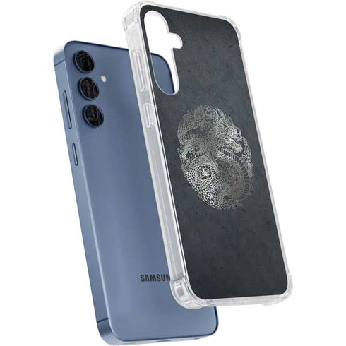 Chinese Black Dragon Galaxy A55 5G Clear Case