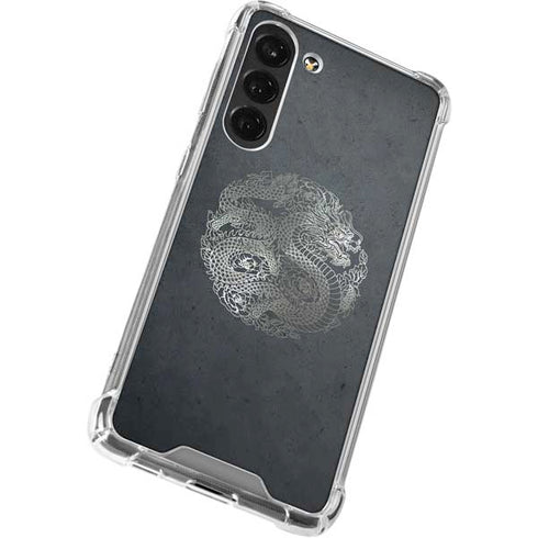 Chinese Black Dragon Galaxy S24 FE Clear Case