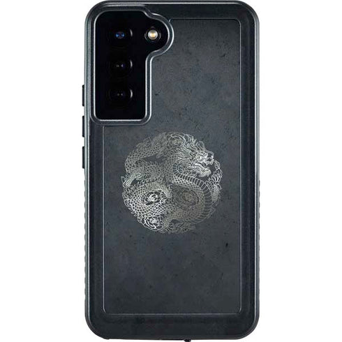 Chinese Black Dragon Galaxy S24 Plus Waterproof Case