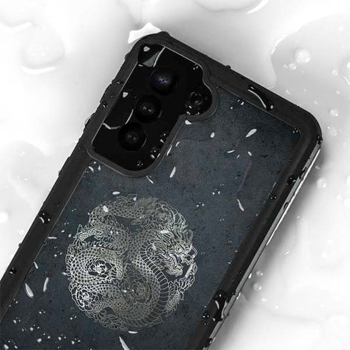 Chinese Black Dragon Galaxy S24 Plus Waterproof Case