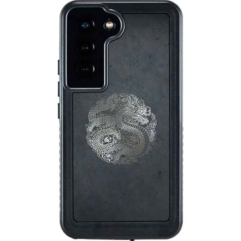 Chinese Black Dragon Galaxy S24 Waterproof Case