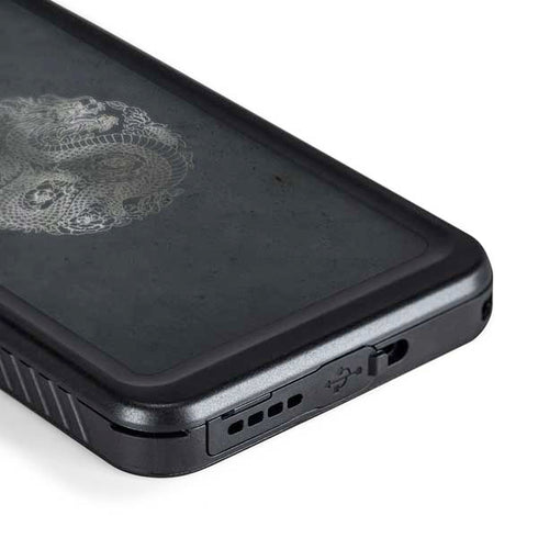 Chinese Black Dragon Galaxy S24 Waterproof Case