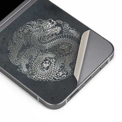 Chinese Black Dragon Galaxy Z Flip6 Skin