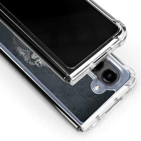 Chinese Black Dragon Galaxy Z Fold5 5G Clear Case