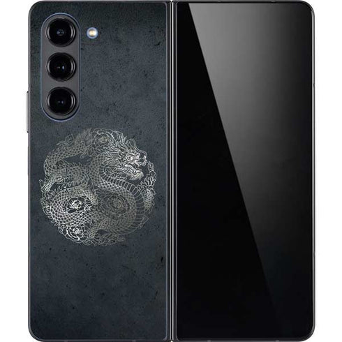 Chinese Black Dragon Galaxy Z Fold5 5G Skin