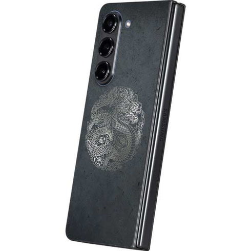 Chinese Black Dragon Galaxy Z Fold5 5G Skin
