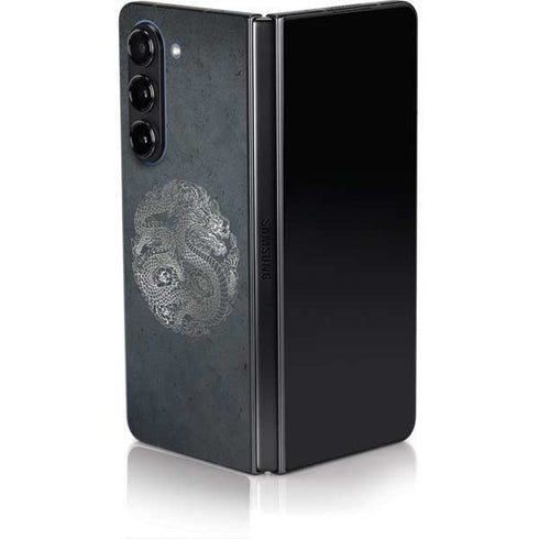 Chinese Black Dragon Galaxy Z Fold5 5G Skin