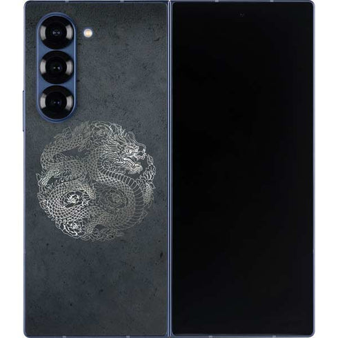 Chinese Black Dragon Galaxy Z Fold6 Skin