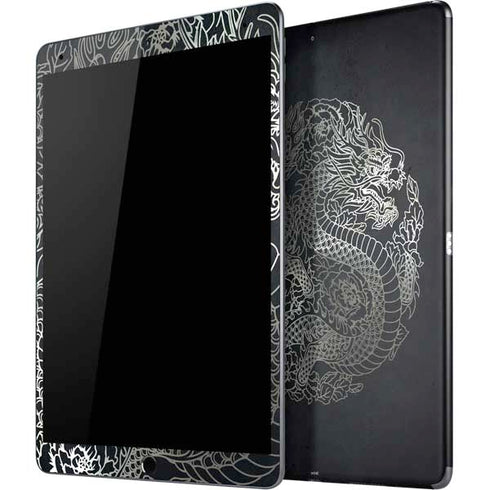 Chinese Black Dragon iPad Skins