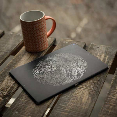Chinese Black Dragon iPad Skins