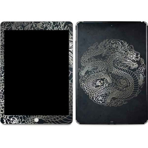 Chinese Black Dragon Apple iPad Skin
