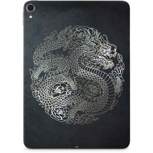 Chinese Black Dragon Apple iPad Pro Skin