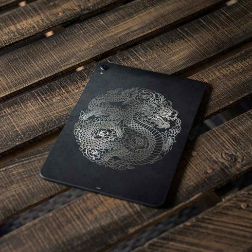Chinese Black Dragon Apple iPad Pro Skin