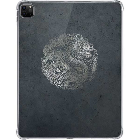 Chinese Black Dragon iPad Pro 11in (2024) Clear Case