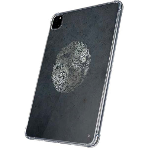 Chinese Black Dragon iPad Pro 11in (2024) Clear Case