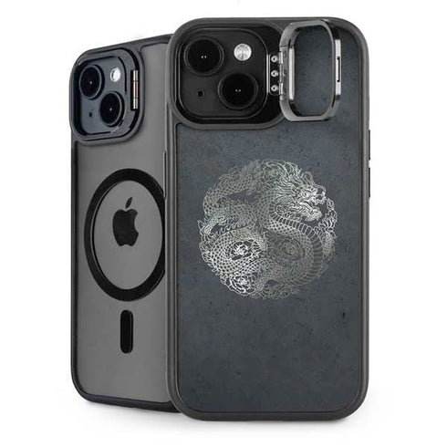 Chinese Black Dragon iPhone 13 Kickstand Case