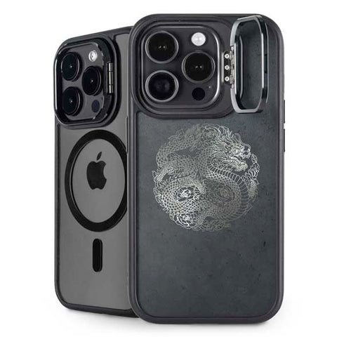 Chinese Black Dragon iPhone 13 Pro Kickstand Case