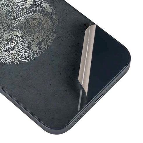 Chinese Black Dragon iPhone Skins