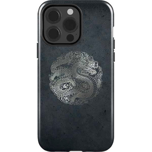 Chinese Black Dragon iPhone 15 Pro Impact Case