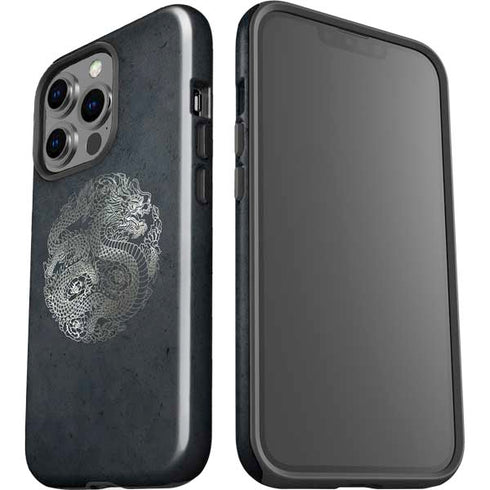 Chinese Black Dragon iPhone 15 Pro Impact Case