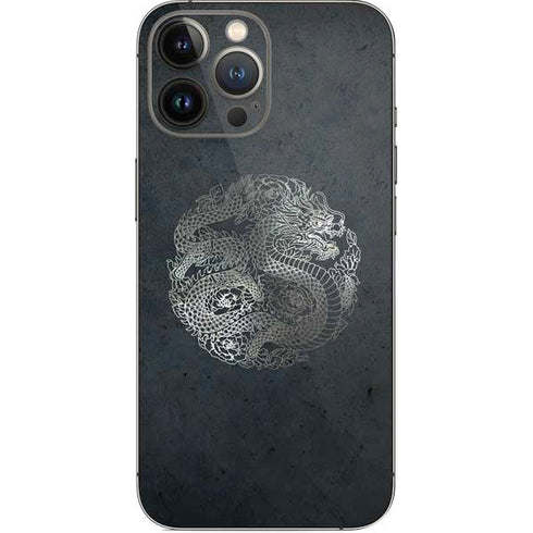 Chinese Black Dragon iPhone 15 Pro Max Skin