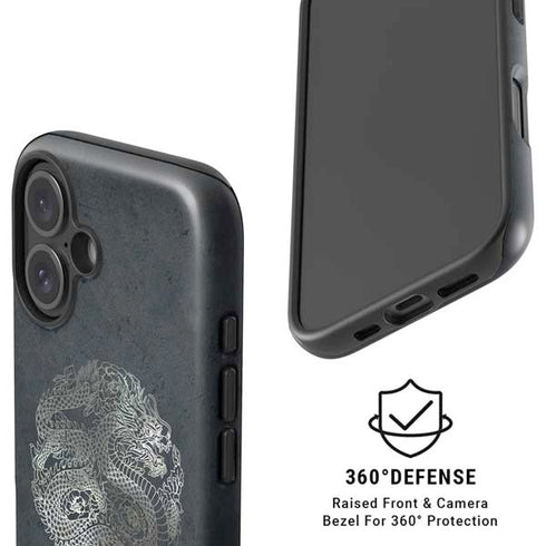 Chinese Black Dragon iPhone 16 Magsafe Impact Case